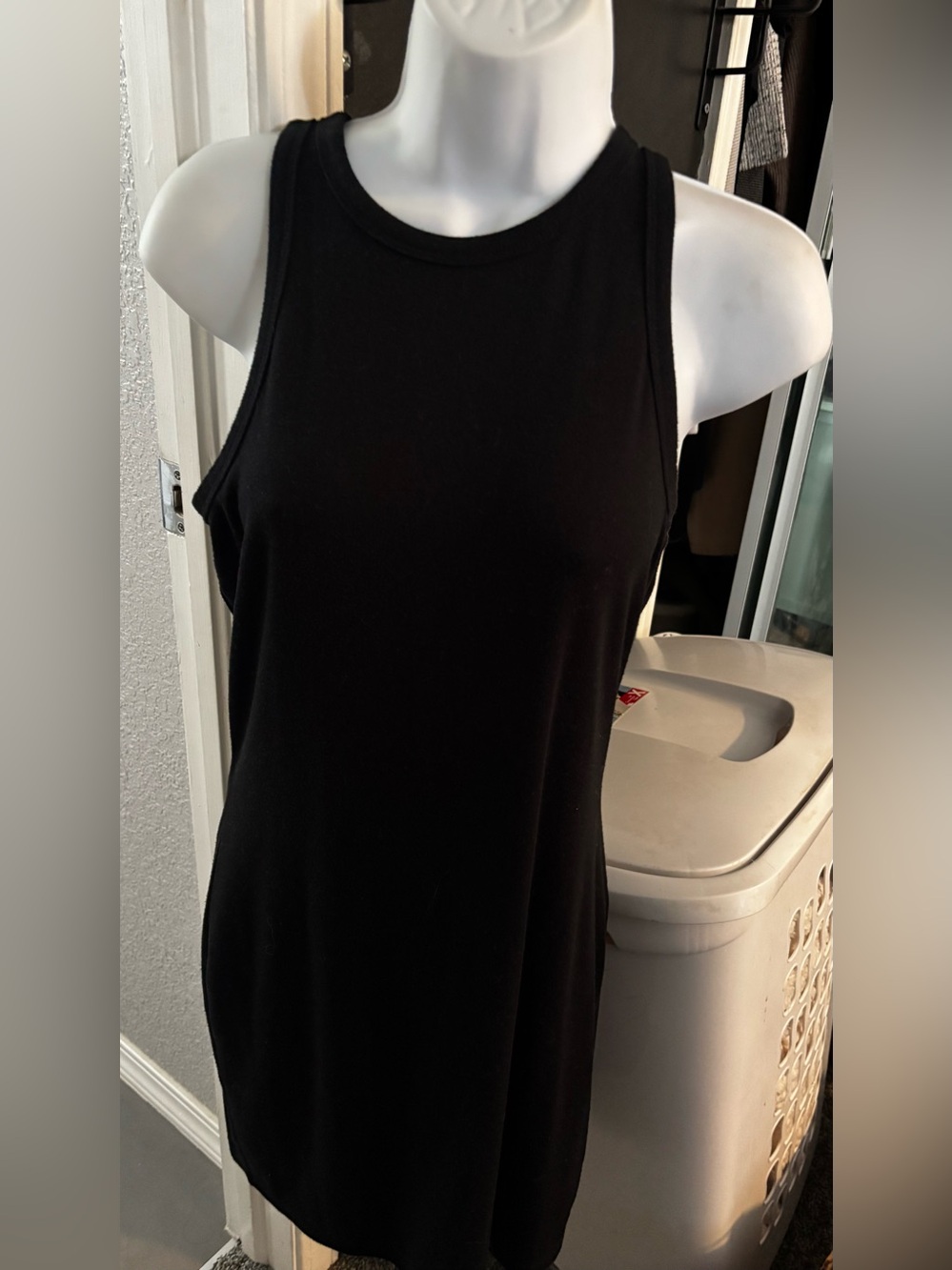 Women's M SO black sleeveless tank dress